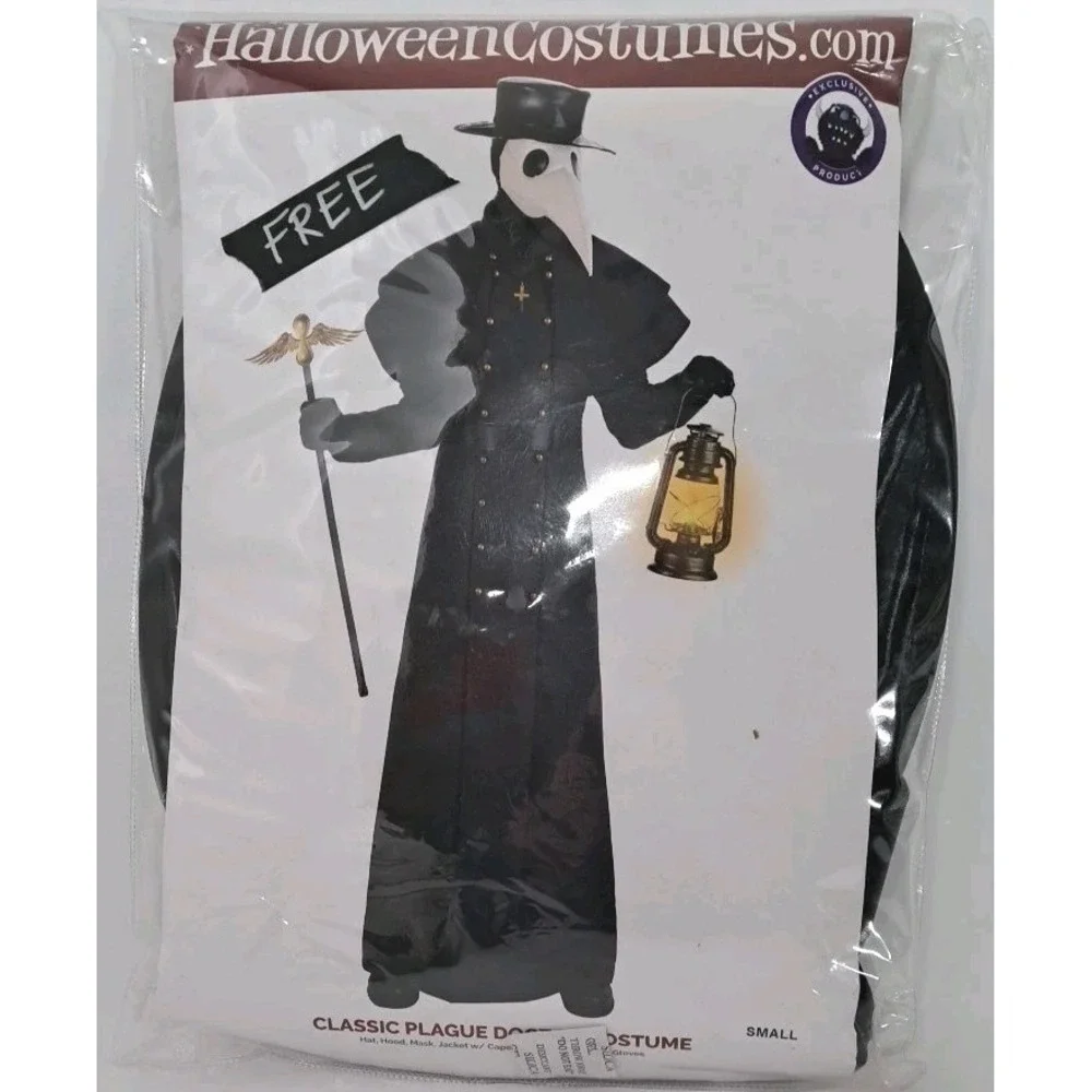 Plague Doctor Costume Kids Size Small Halloween